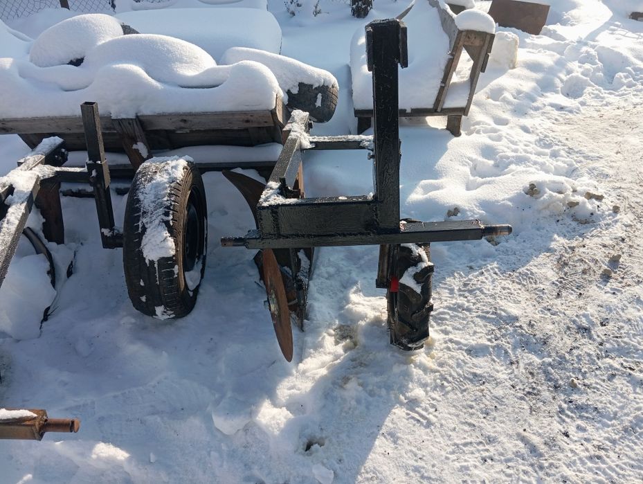 Плуг 1-35 до міні мото трактора