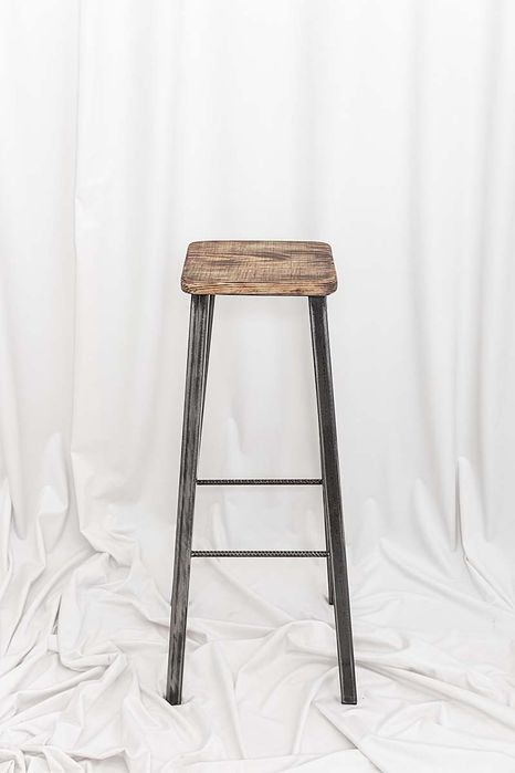 Hoker industrialny-loft-krzesło barowe