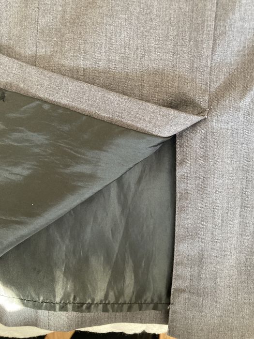 Olowkowa grafitowa sukienka HM 36 S ozdobne kamienie