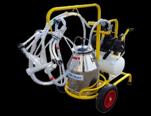 Ordenha móvel para 2 animais