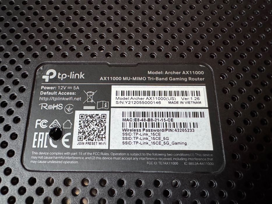 Роутер TP-Link AX11000