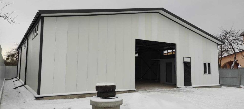 Побудуємо ангар, склад ПІД КЛЮЧ ВИГІДНО Сендвіч панелі Будівництво