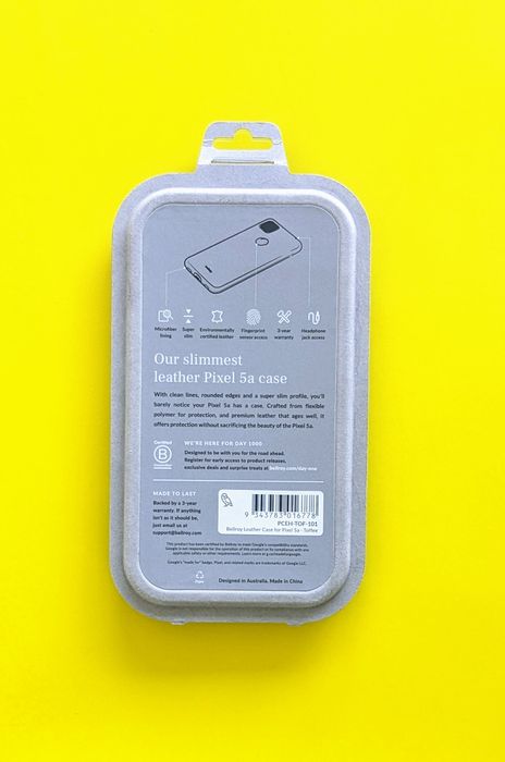 Преміальний шкіряний кейс Bellroy google pixel 5a, піксель