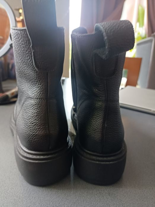 Cholewiński botki buty skórzane skóra roz 38