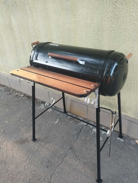 Мангал из газового балона.
