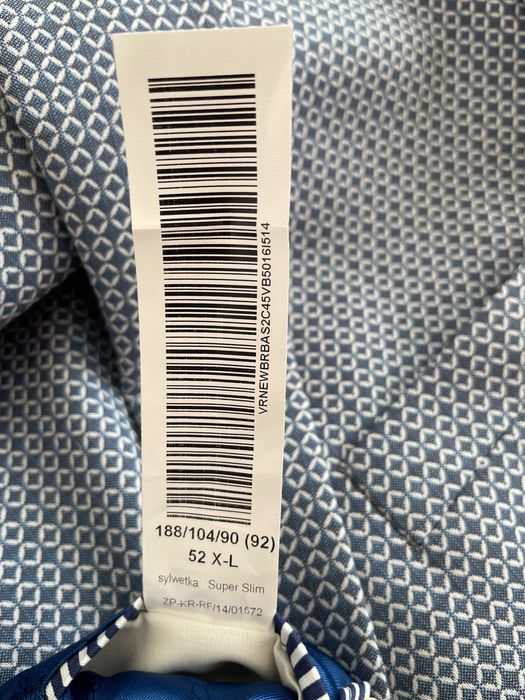 Garnitur Vistula Bawełna Vitale Barberis Canonico (52 X-L Super Slim)