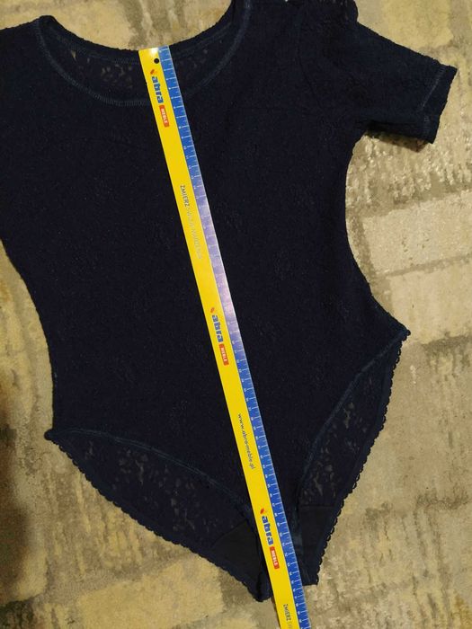 Damskie granatowe body