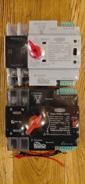 Автомат введення резерву АВР Tomzn TOQ5/7-63/125/2,3,4 P