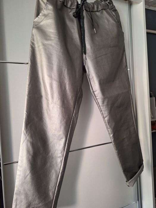 Spodnie rurki kieszenie 3XL