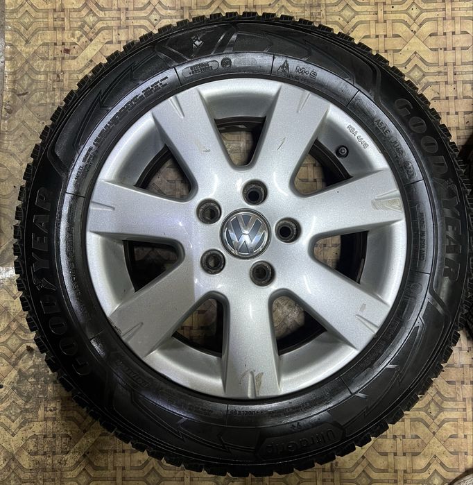 195 65 15 зима к-т шин з дисками 5*112 VW