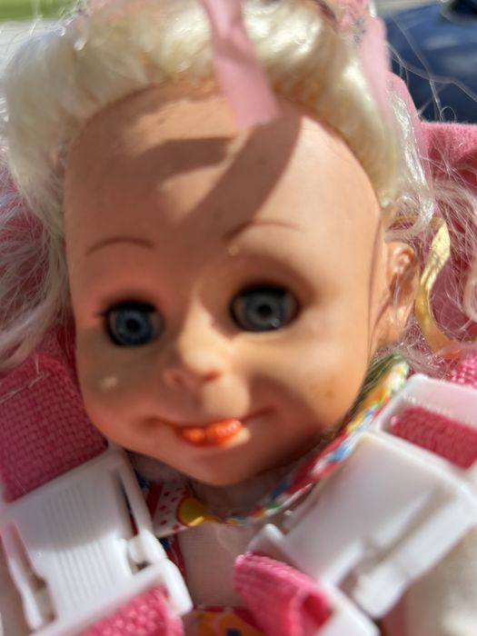 Boneco antigo com 20 cm altura