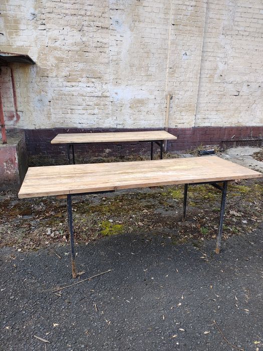 Sprzedam 2 ławy stołowe, solidne i grube