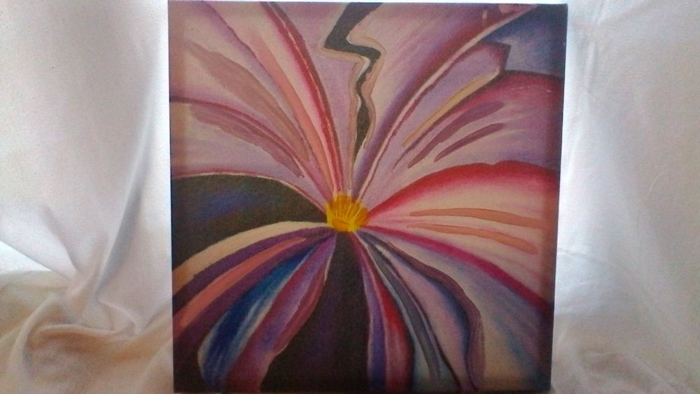 Quadro de flor colorida.64309655480579121