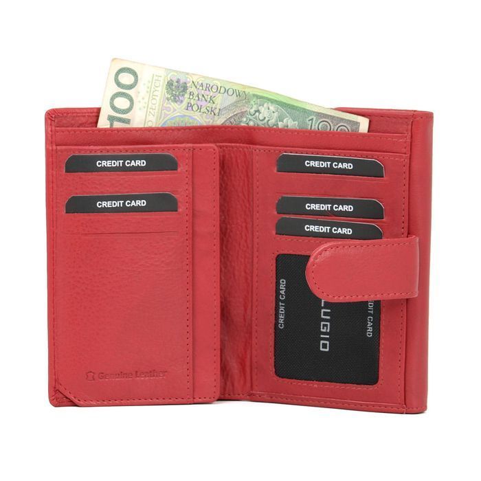 Portfel damski MATTE czerwony