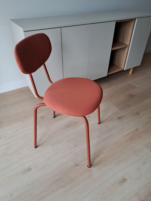 Krzesło Ikea czerwonobrązowe