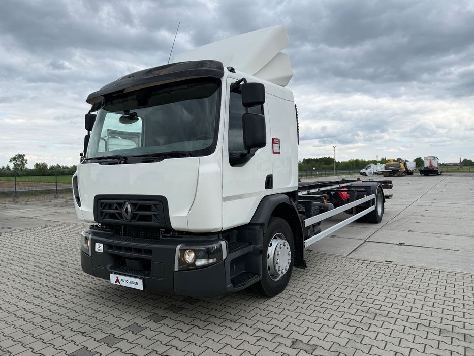 Renault D 380 / POD KONTENERY / WINDA / DO ZABUDOWY / PRZÓD TYŁ PODUSZKA / SYPIALNA / SPROWADZONY / STAN BDB / / /