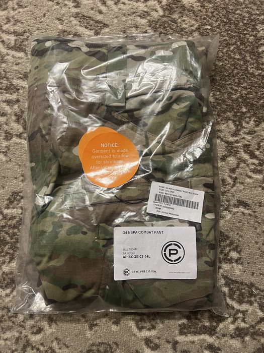 Бойові штани Crye Precision G4 Combat Pant Multicam та убакс