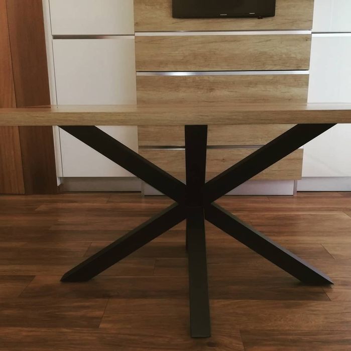 Mesa jantar "Nogueira Ocean Blue"
