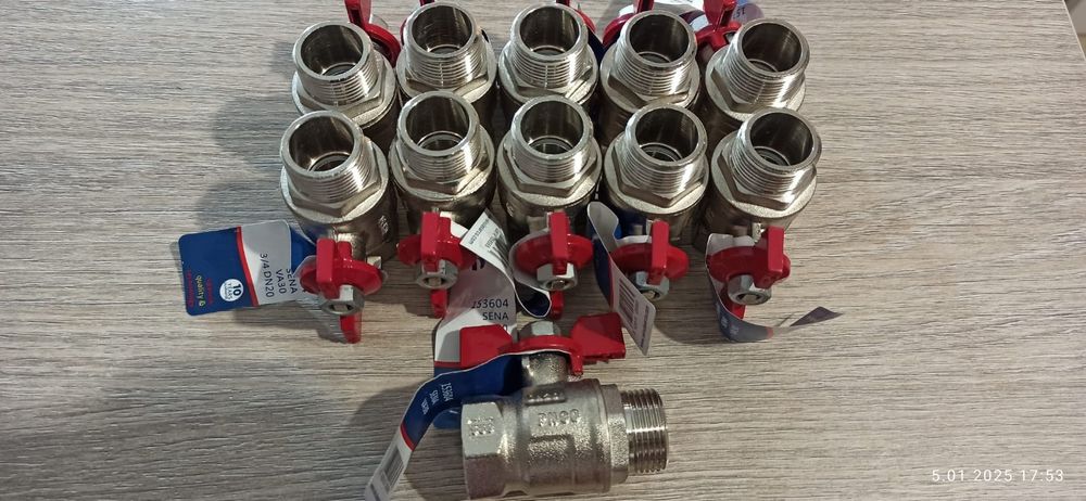 arco zawór kulowy sena z motylkiem3/4"gwx 3/4"gzarco 10 szt art 153604