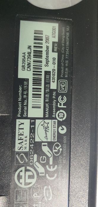 Sprzedam kompletny komputer Lenovo z HP monitorem