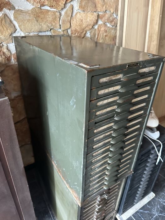 Arquivador antigo marca Seeldex em ferro