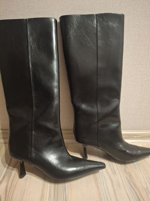 Сапоги чоботи кіттен хіллс H&M