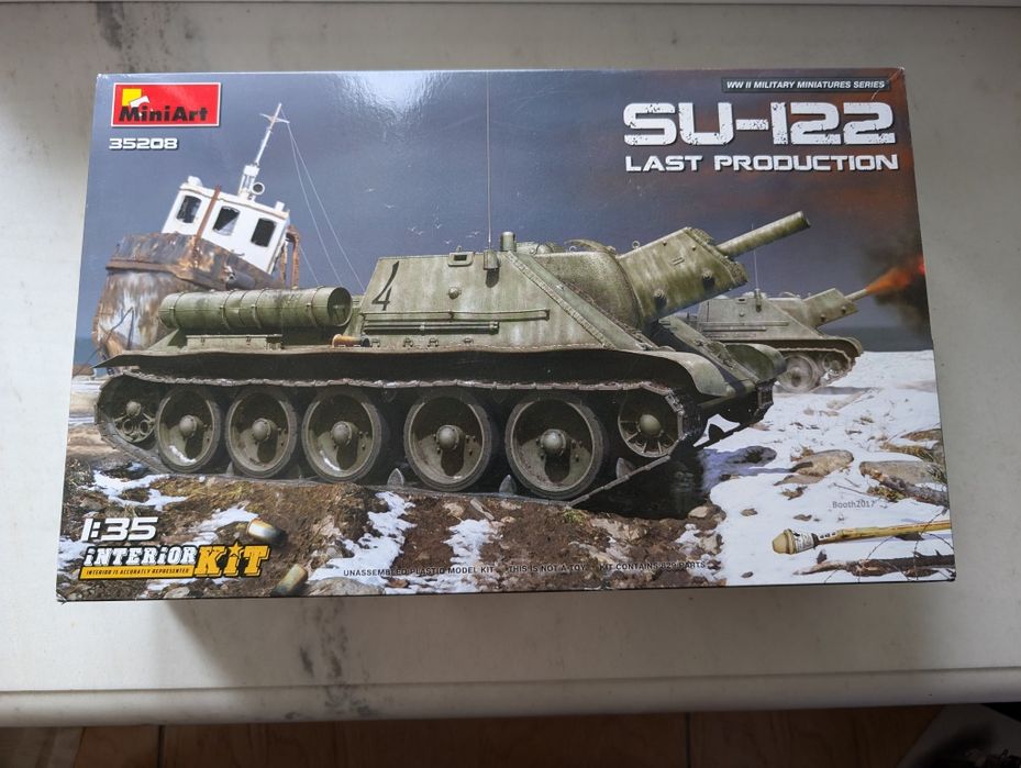 Збірна модель MiniArt Су-122 сборная модель