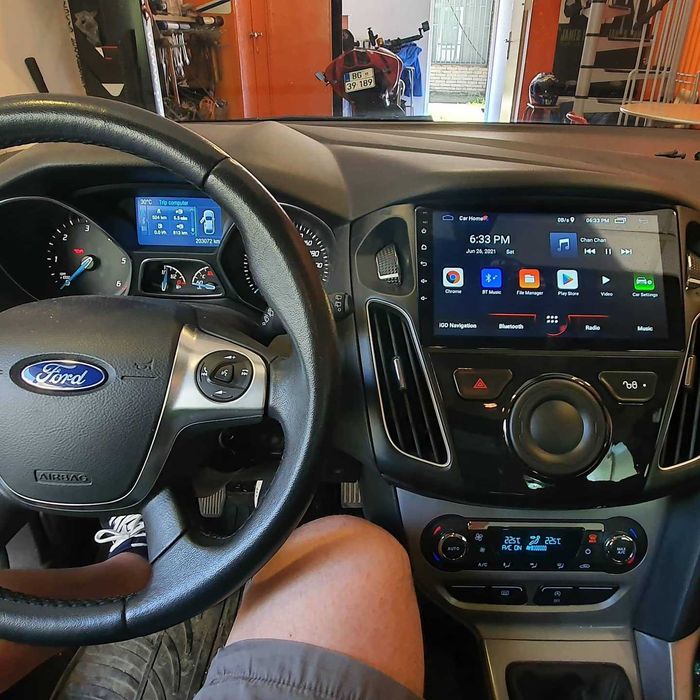(NOVO) Rádio 2DIN 9" • Ford FOCUS MK3 (2011 a 2019) • Android [4+64GB]