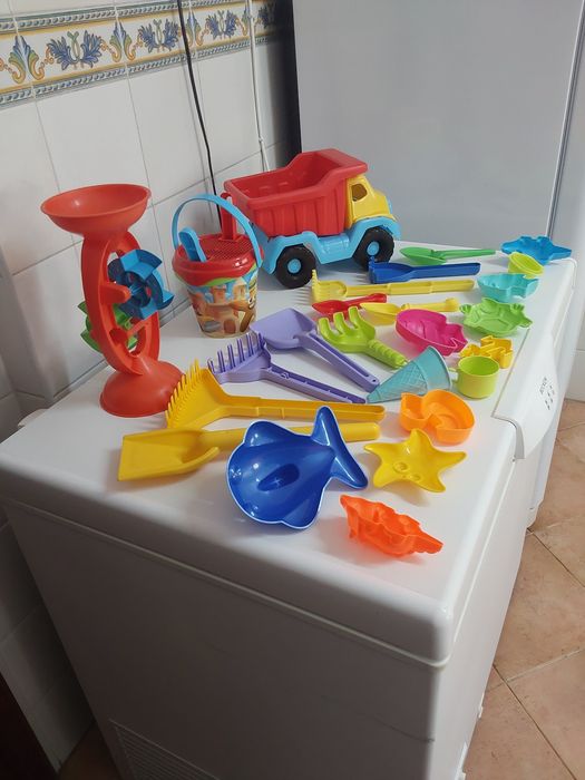 BRINQUEDOS PARA BEBÉ BRINCAR NA AREIA.Casa,Praia,Campismo,Quarto,Sala.