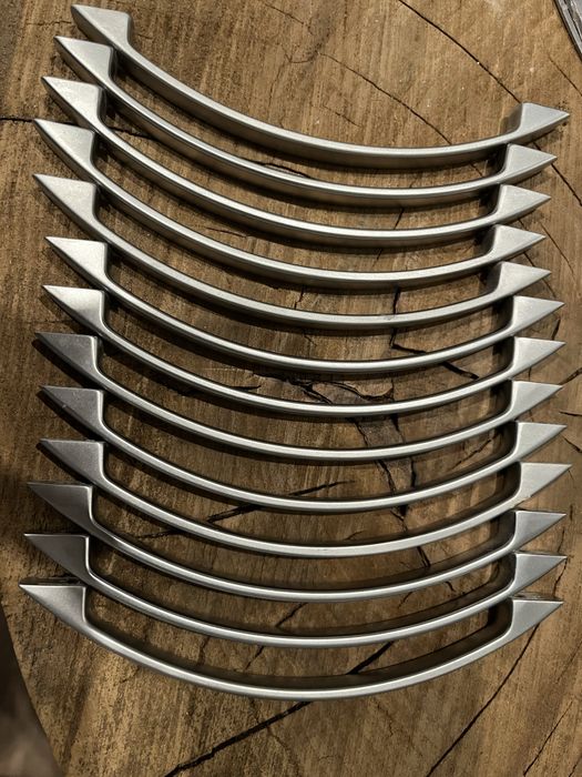 Uchwyt meblowy metalowy 14 szt 128mm srebrny