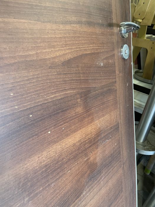 Drzwi 90tki, z ościeżnicą, framugą metalową