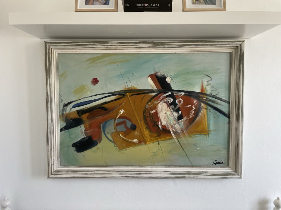 Quadro Pintura Abstrata Contemporânea