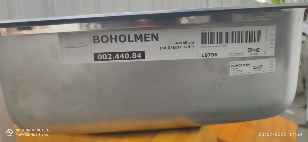 Pia em inox ***NOVA***