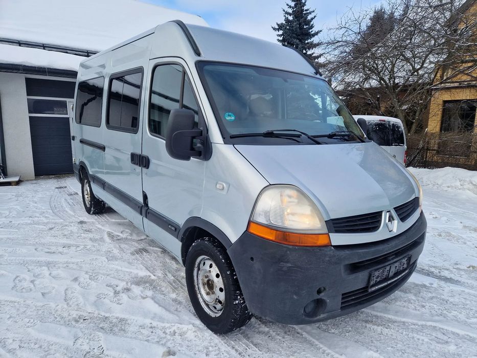 Renault Master 2.5DCI 120KM/Klimatyzacja/9-osobowy/Bezwypadkowy/Serwis