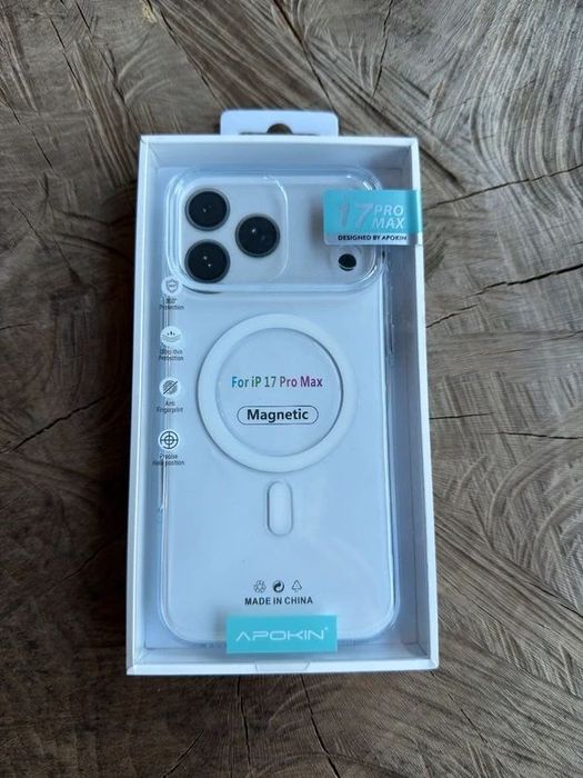 Capa / Case Premium - Apple Iphone 17 Pro Max - Transparente com MagSa