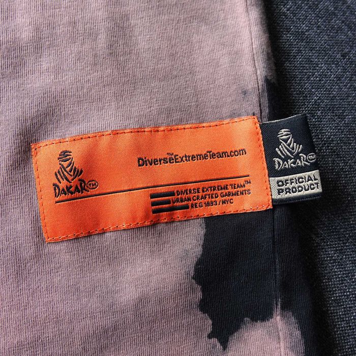 T-shirt męski tie-dye Diverse Dakar r.L