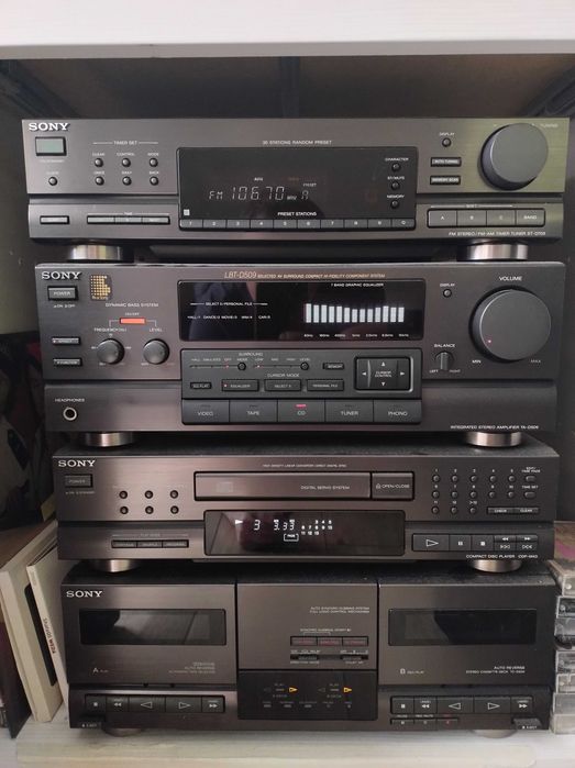 SONY wieża LBT-D509 CDP-M43 TC-D509 ST-D709 pilot RM-S509