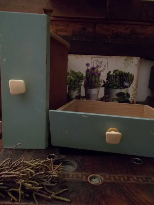 Szuflada ze Starego Kredensu PRL-Szufladka-Vintage