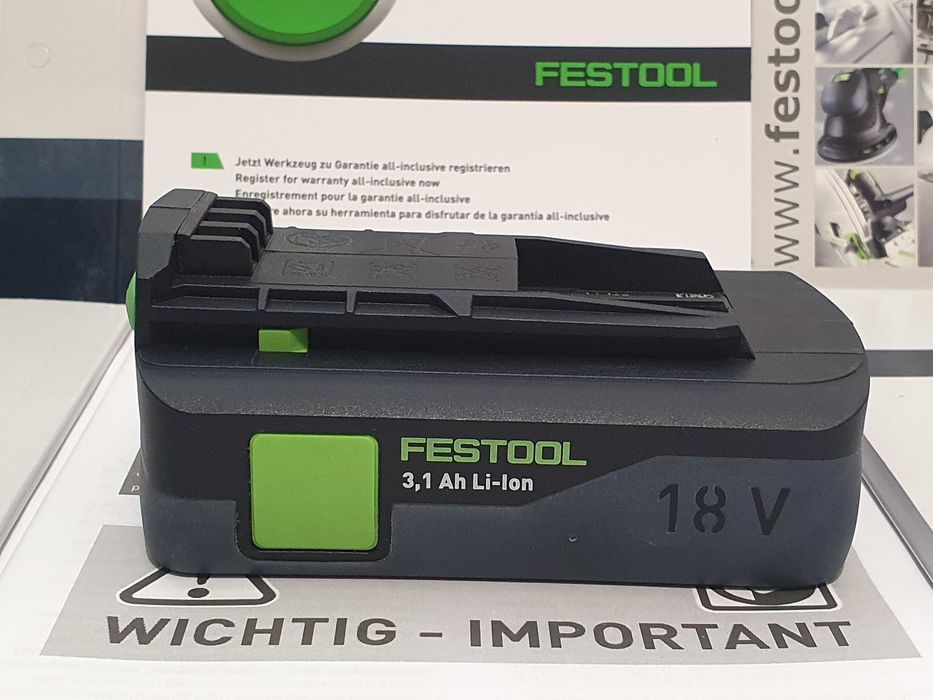 Akumulator FESTOOL 18v 3,1Ah do wkretarka klucz szlifierka bateria