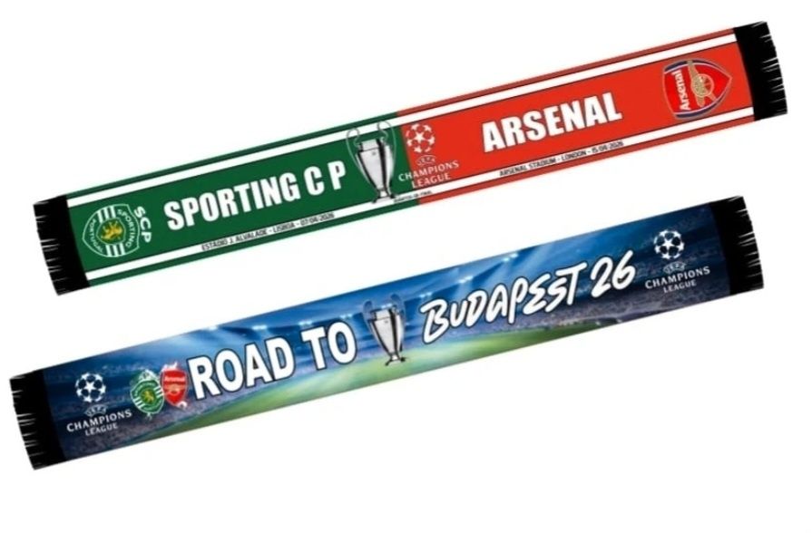 Echarpe,bufanda, scarf  Sporting-Arsenal