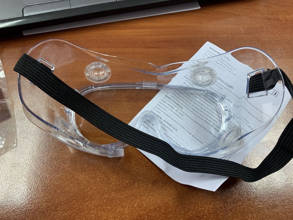 Окуляри захисні прозорі мʼякі GOGGLE