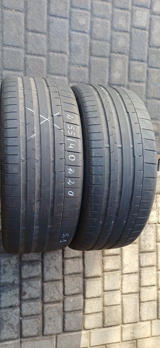 255/40R20 101Y XL CONTINENTAL , dwie opony letnie.