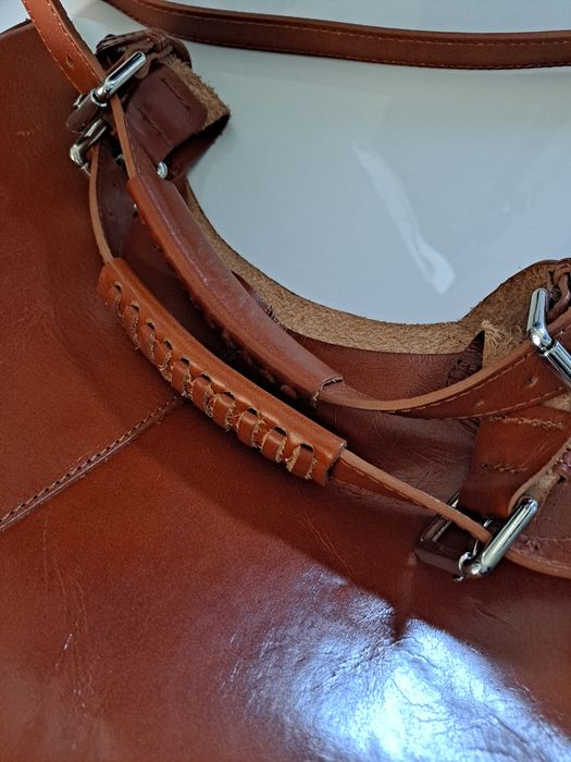 Torebka  ze skóry shopperka Vera Pelle