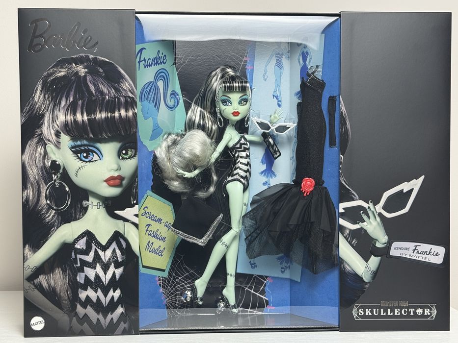 Френкі Штейн Барбі Monster High Skullector Frankie Stein x Barbie