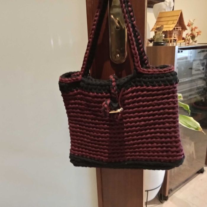 Carteira de trapilho Produzido á Mão.