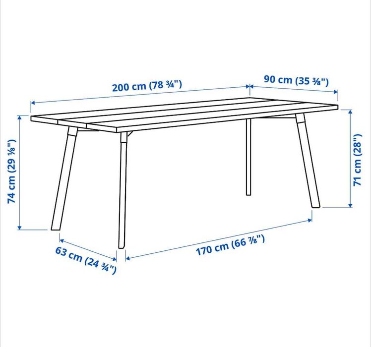 Mesa de Jantar YPPERLIG - IKEA