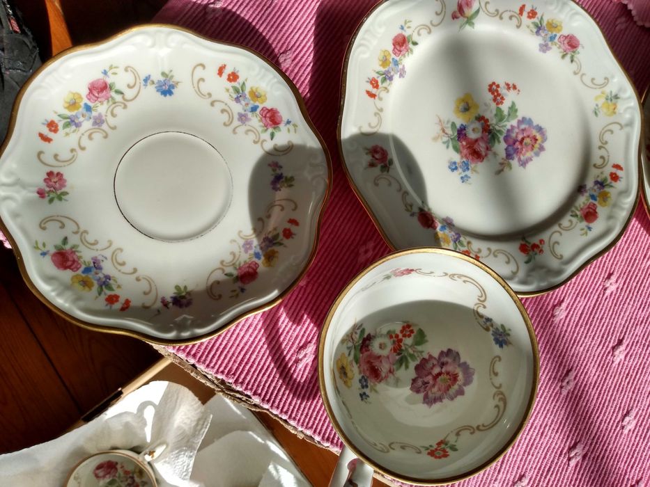 Trio filiżanka VEB Reichenbach Germany