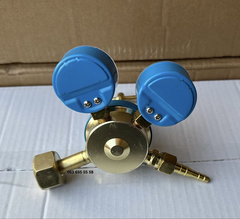 Редуктор кислородный БКО-50 с манометром, Алюминиевый корпус (большой)