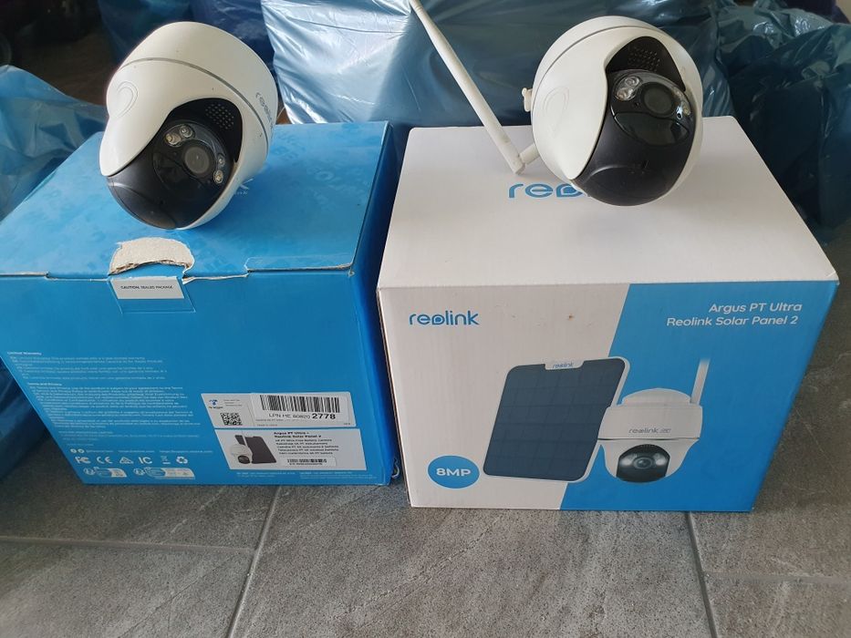 Sprzedam kamery renomowanej marki Reolink Argus PT Ultra, 4k, solar !