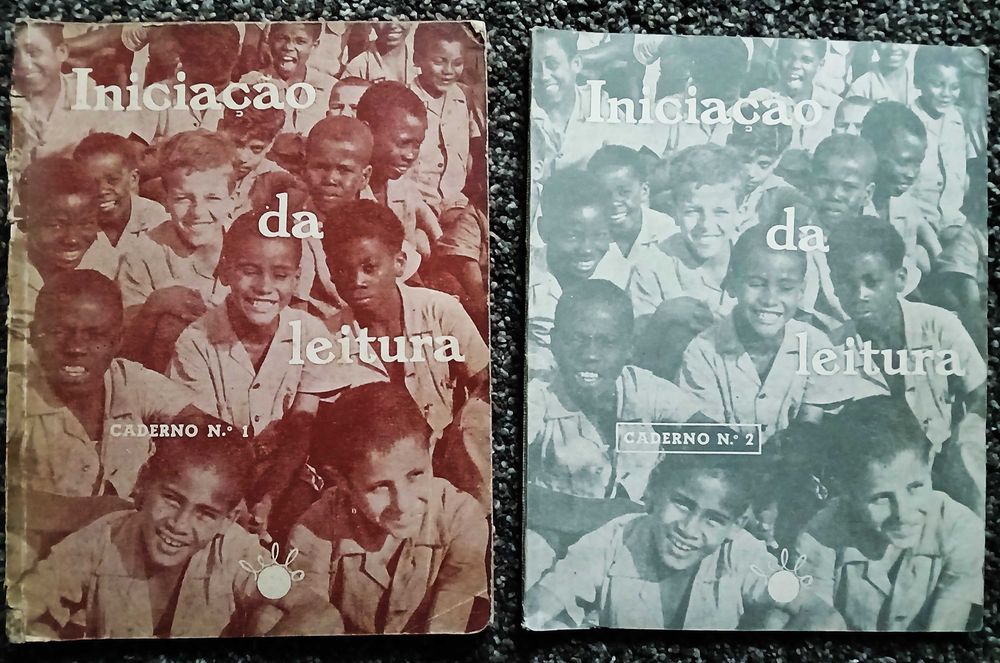 Angola - livros da escola - "Iniciação da Leitura" - 1962 - RAROS (?)